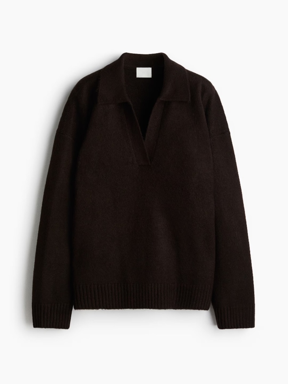 H&M Brown Polo Sweater